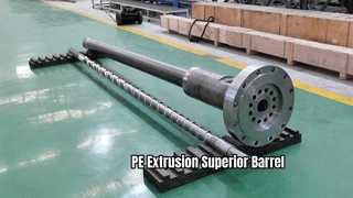 Vít và thùng đơn cho PE